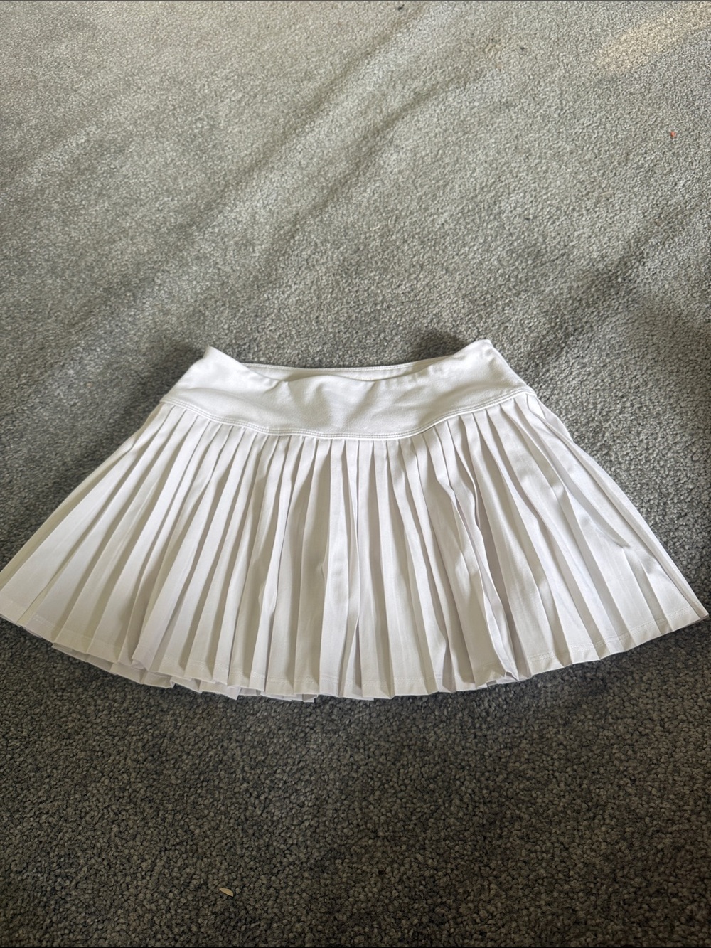 tek gear White Pleated Skater Skirt